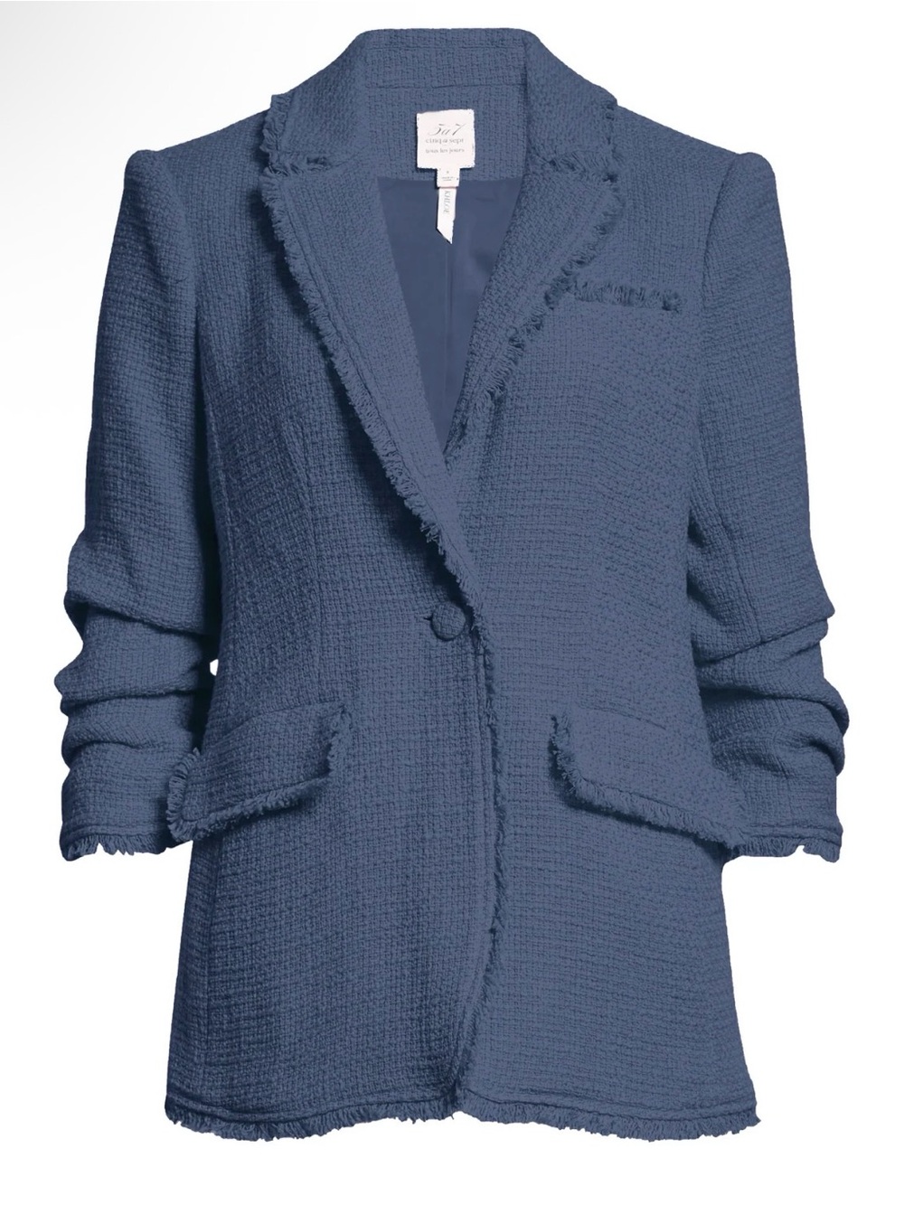 Cinq a sept (5 a 7) Boucle Khloe Blazer in colour Shadow